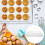 2Pcs Silver Non-Stick Air Fryer Cooling Rack Basket for Storage Use 9