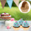200Pcs Home Use Beige Paper Cake Cups Cupcake Baking Liners 10