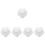 20Pcs White Foam Cake Forms for Baking Practice and Party Decor 7