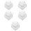 20Pcs White Foam Cake Forms for Baking Practice and Party Decor 9