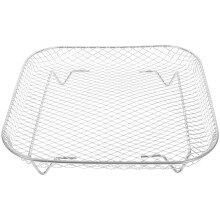 Airfryer Rack Fyrkantig Ugnsskål Inomhusugnsgrill Små Grillrack