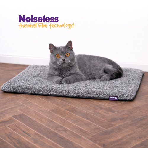 Petlicity Self Heating Pet Bed 60x45cm Grey 2