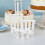 24pcs Roman Column Cake Stand Support Pillars Plastic 5
