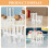 24pcs Roman Column Cake Stand Support Pillars Plastic 8
