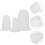 12Pcs Durable White Silicone Covers for Piping Tips Home Cake Baking 3