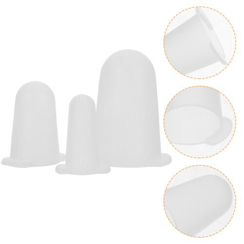 12Pcs Durable White Silicone Covers for Piping Tips Home Cake Baking 2
