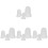 12Pcs Durable White Silicone Covers for Piping Tips Home Cake Baking 4