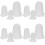 12Pcs Durable White Silicone Covers for Piping Tips Home Cake Baking 7