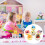 2Sets Safe PU Crafted Cake Molds Colorful Decorative Bread Crafts 8