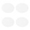 4Pcs Reusable Clear Acrylic Cake Circles Sturdy Dessert Bases 9