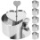 1set Stainless Steel Mousse Cake Rings For Kitchen Baking Use 9