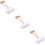 3Pcs Kitchen Rolling Pin Pink Plastic Wood Double Ended Dough Roller 9