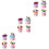 12Pcs Fake Sandwich Biscuit Models PVC Assorted Color Decorative Props 7