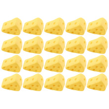 60St Mini Fake Cheese Plast Dekor Gul För Dockhus Och Pyssel