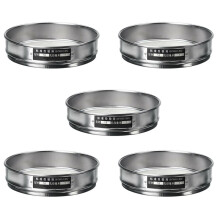5X Ferramenta de Jardinagem de Jardinagem de Malha de Peneira de Solo Peneirada de Adubo para ServiçO Pesado Bandeja de Sementes-18 (1 Mm)