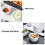 6Pcs Microwave Safe White Ceramic Soufflé and Dessert Baking Bowls 10