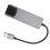 2X 6-In-1 Computer Sound Card 5.1 USB External Sound Card Multi-Function Audio Converter for Notebook Aluminum 2