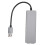 2X 6-In-1 Computer Sound Card 5.1 USB External Sound Card Multi-Function Audio Converter for Notebook Aluminum 4