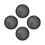 4Pcs Non-Stick Pizza Baking Pan Black Carbon Steel Kitchen Bakeware 3