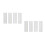 8Pcs Plastic Cake Spatulas White Scrapers for Home and Store 4