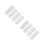8Pcs Plastic Cake Spatulas White Scrapers for Home and Store 6