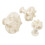 3Pcs Durable Snowflake Fondant Cutter Plunger Set for Cake Decor 1
