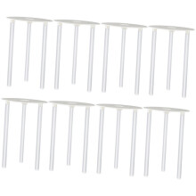 8Ensembles Tiges Supports Blancs Pour Gâteaux Multicouches Stables