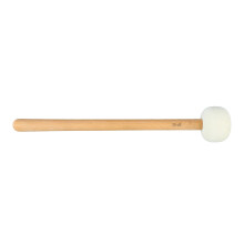 White 32cm Beechwood & Felt Bass Drum Mallet SP 02 Percussion Stick