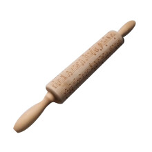 Rouleau Embossé Bois Beige Maison Pour Pâte Et Biscuits