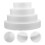 4 Pezzi Stampi In Schiuma Per Torte Finte, Bianco 5