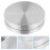 3Pcs Silver Cake Turntable Bearing Durable Aluminum Alloy Base 10