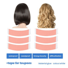 72Pc/Lot Super Strong Duo-Tac Wig Double Tape Adhesive Extension Hair Strips for Toupees/Lace Wig Film Slitting
