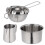 1 Set Rvs Boter Smeltpan Premium Praktisch 6