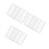 3Pcs Wire Cooling Racks for Baking Oven Use Silver Easy Clean Stable 4