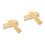400Pcs Golden Mini Rectangle Cake Boards Sturdy Paper Cardboard 5