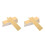 400Pcs Golden Mini Rectangle Cake Boards Sturdy Paper Cardboard 7