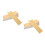400Pcs Golden Mini Rectangle Cake Boards Sturdy Paper Cardboard 8