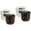4Pcs Ceramic Soup Bowls with Lids Assorted Colors Kitchen Stew Pot 5