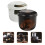 4Pcs Ceramic Soup Bowls with Lids Assorted Colors Kitchen Stew Pot 9