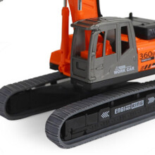 (Orange) Kids\' Excavator Toy - Educational Vehicle for Toddlers
