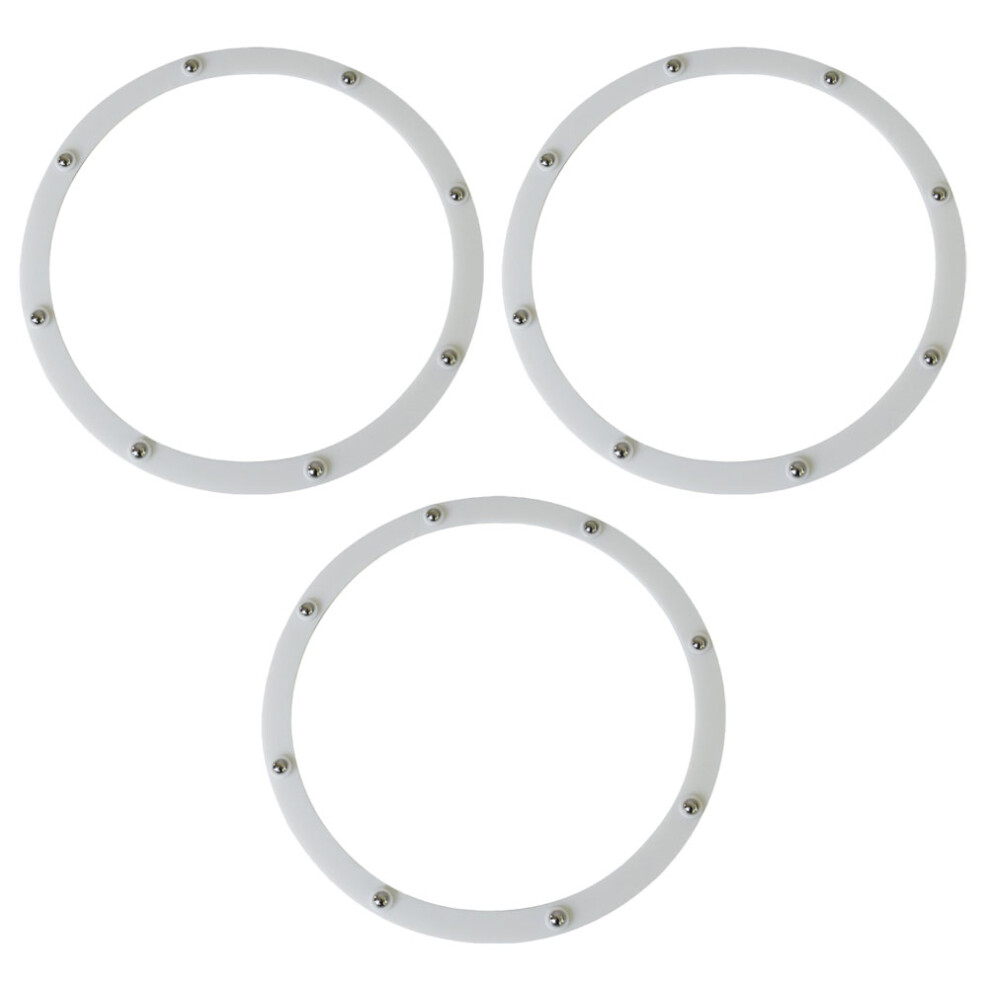 3pcs Rotating Ring Display Tray Holders Multi-Function