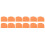 12Pcs Orange Plastic Cream Scraper Cake Baking Tool Kitchen Gadget 7