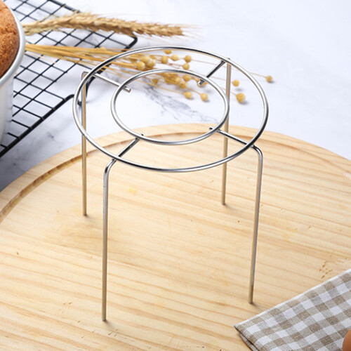 3Pcs Stainless Steel Baking Rack Round Cake Bread Cooling Wire Rack 2