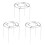 3Pcs Stainless Steel Baking Rack Round Cake Bread Cooling Wire Rack 6