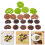 20Pcs Artificial Cookie Models PVC Durable Assorted Color Party Props 9