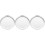 3Pcs High-Grade Silver Pizza Baking Pans Perforated Round Trays 5