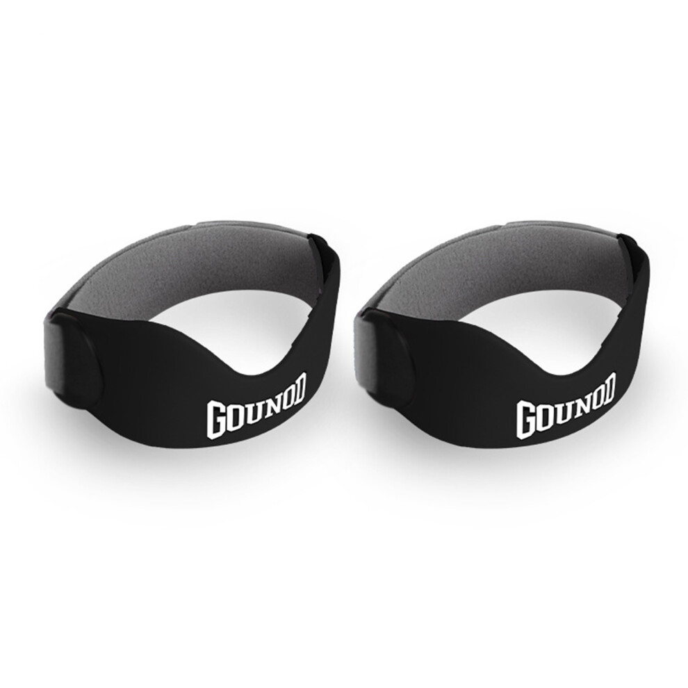 Bright-Home Black (Black) Stabilizing Patella Knee Strap Knee Pain Relief Support Brace For Basketball Athletics Pain Relief Brace