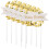 10Pcs Birthday Cake Paper Flags Golden Wreath Party Decor 9