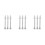 9Pcs Cake Decoration Tools Silver Flower Nail Icing Rose Baking Sticks 3