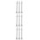 9Pcs Cake Decoration Tools Silver Flower Nail Icing Rose Baking Sticks 4
